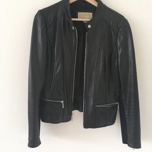 MICHAEL Michael Kors Women's Leather Moto Jacket